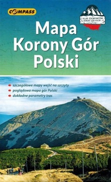 KORONA GÓR POLSKI KGP MAPA TURYSTYCZNA 2024 COMPASS