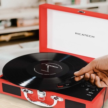 Проигрыватель Retro Advanced RTT21 Ricatech красный