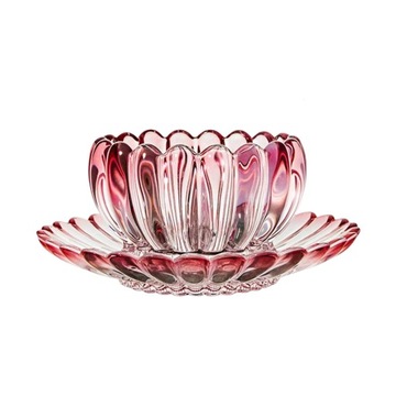Lotus Bowl Fruit Bowl Flower Pattern for pink