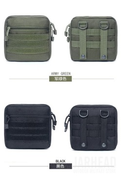 1000D Аптечка первой помощи, тактическая сумка-амфибия Molle с крючком и петлей-амфибией