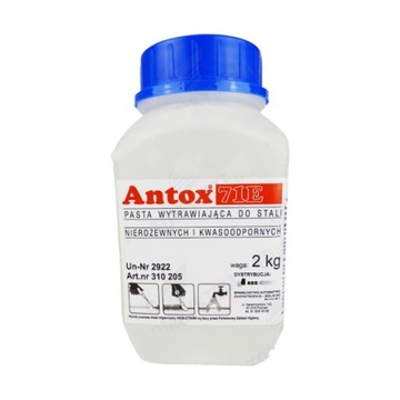 ŻEL DO TRAWIENIA STALI NIERDZEWNEJ ANTOX 71E 2 KG