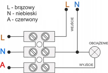 CZUJNIK RUCHU ZMIERZCHU 2 Zakresy BIAŁY do LED HIT