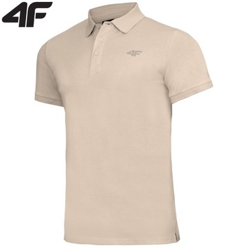 Koszulka Polo Męska 4F M129 Bawełniana Polówka T-shirt Limitowana L