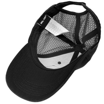 Czapka z daszkiem bejsbolówka Mil-Tec Net Baseball Cap czarna