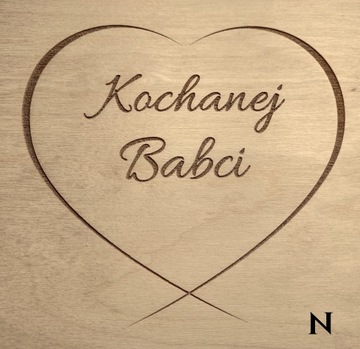 MDK Album Ślubny Drewniany Grawer A4 30ark prezent