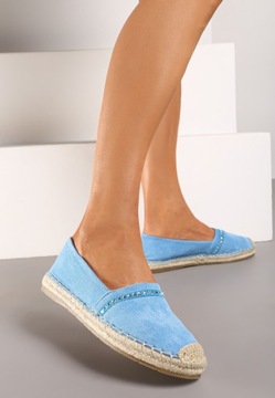 Женские эспадрильи Renee Blue 37 из эко-замши