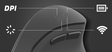 БЕСПРОВОДНАЯ МЫШЬ ВЕРТИКАЛЬНЫЙ ДИСПЛЕЙ 2400DPI