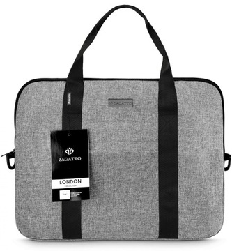 Torba na laptopa 15,6 lekka na ramię pojemna etui pokrowiec ZAGATTO