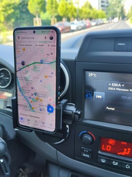 Держатель для телефона Peugeot PARTNER и Citroen BERLINGO, Черный Глянец