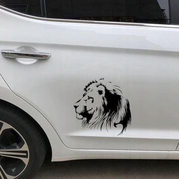 автомобильная наклейка автомобильный лев