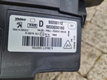 PEUGEOT 208 2008 II KOMPLETNÍ SVĚTLA PŘEDNÍ FULL LED ECO 9833036380