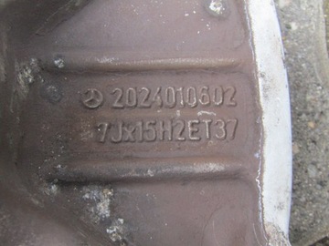 MERCEDES W202 W124 ЛЕГКОСПЛАВНЫЕ ДИСКИ АЛЮМИНИЕВЫЕ ДИСКИ 7Jx15H2 15 ДЮЙМОВ ET 37