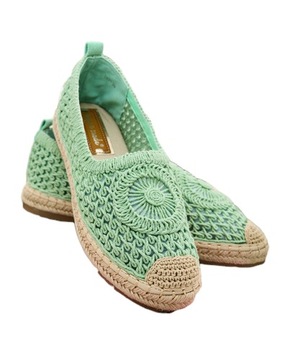 ZIELONE ESPADRYLE DAMSKIE VIVELLI 38