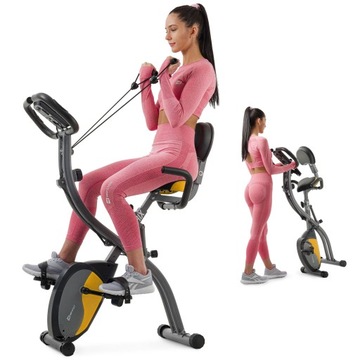 Rower składany regulowany xbike stacjonarny magnetyczny rowerek do domu