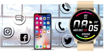 ЖЕНСКИЕ СМАРТ-ЧАСЫ GRAVITY SMS FB MENU PL +ГРАВИРОВКА