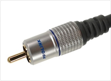 КАБЕЛЬ САБВУФЕРА Y 1RCA - 2RCA PROLINK 10м