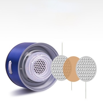 Портативный генератор воды из стекла синего цвета