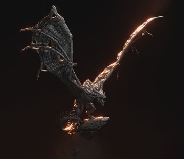 Zombie Dragon - VC - Минисчет - 3D печать