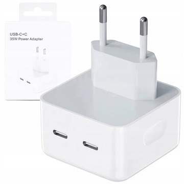 SZYBKA ŁADOWARKA do IPHONA IPHONE 2X USB C 35W