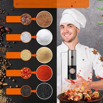 НАБОР ЭЛЕКТРИЧЕСКОЙ МЕЛЬНИЦЫ ДЛЯ СОЛИ И ПЕРЦА | 2в1