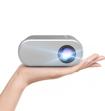 Мини-проектор Портативный проектор WiFi Full HD для телефона, смартфона, 3000 лм