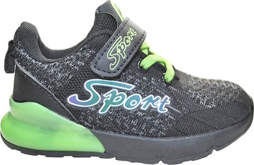 CZARNE DZIECIĘCE ADIDASY rzepy wkł profil skóra 29