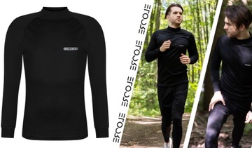 3XL Мужская термофутболка с длинными рукавами для катания на лыжах, зимнем велосипеде, СЕРЕБРЯНАЯ