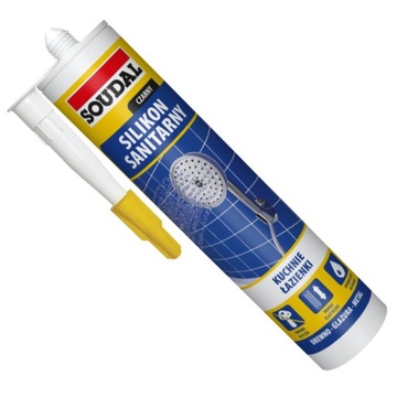 SILIKON SANITARNY USZCZELNIACZ CZARNY SOUDAL 280ml