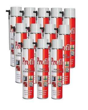 SOUDAL PIANA PROFIL PIANKA WĘŻYKOWA ZESTAW 12szt