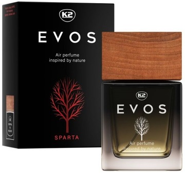 ZAPACH K2 EVOS SPARTA PERFUMY DO SAMOCHODU 50ML