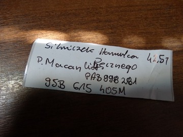 MOTOREK BRZDY RUČNÍ PORSCHE MACAN FACELIFT 1