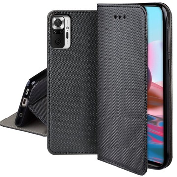 ETUI do XIAOMI REDMI NOTE 10 PRO MAGNET PORTFEL + SZKŁO