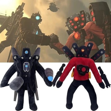 MASKOTKA SKIBIDI TOILET PLUSZ TITAN SPEAKERMAN UPGRADED TITAN CAMERAMAN