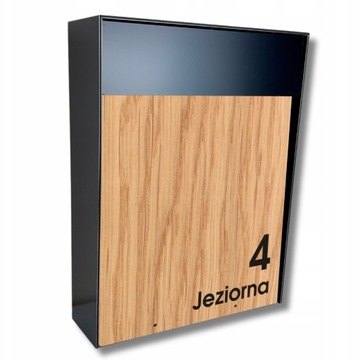 SKRZYNKA NA LISTY Z ADRESEM POCZTOWA Z NUMEREM DOMU DUŻA Cubox v3 - WZORY