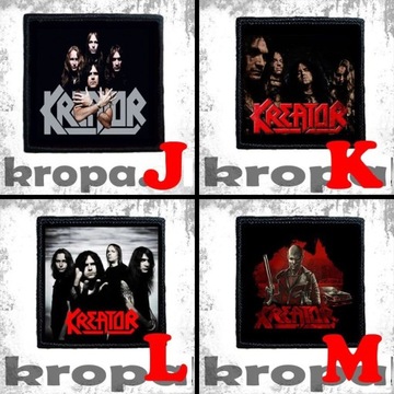 Нашивка KREATOR 10 х 10 см. Множество дизайнов!