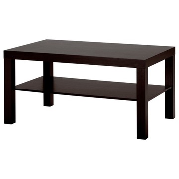 IKEA LACK STOLIK KAWOWY ŁAWA CIEMNY BRĄZ 90x55 cm