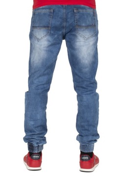 Spodnie męskie jogger jeans W:38 98 CM granat