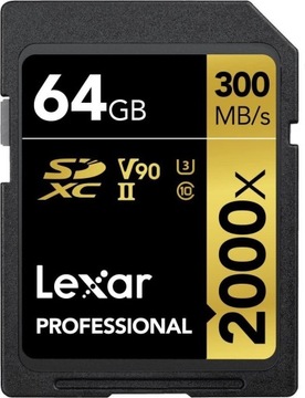 Karta SD Lexar Professional 2000x SDXC UHS-II 64GB