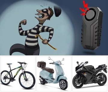 ВЕЛОСИПЕД СИГНАЛИЗАЦИЯ + ДИСТАНЦИОННАЯ БЛОКИРОВКА ДЛЯ МОТОРА СКУТЕРА