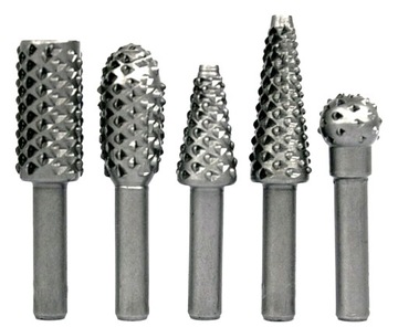 FREZ TARNIK DO DREWNA TRZPIENIOWY FREZY GRYZAKI x5