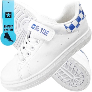 Trampki Dziecięce Big Star białe buty dla chłopca dziewczynki NN374059 34