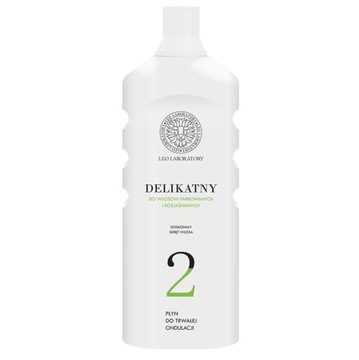 LEO PŁYN DO TRWAŁEJ ONDULACJI 2 DELIKATNY WŁOSY FARBOWANE ROZJAŚNIAN 1000ML