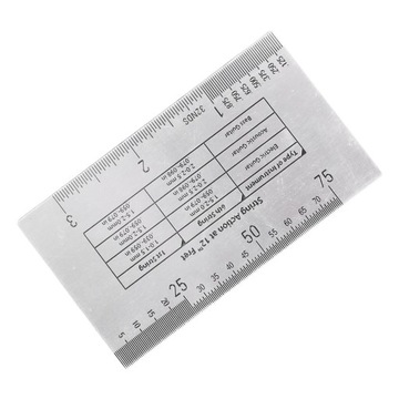 Измеритель действия струны Многофункциональная линейка для