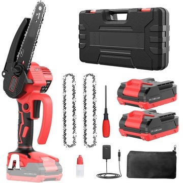 ELEKTRYCZNA MAŁA PIŁA AKUMULATOROWA 6'' 850W + 2X 2000MAH 21V BATERIE