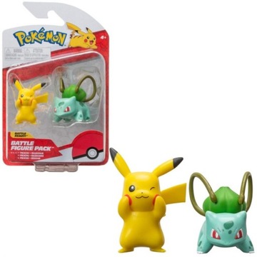 POKEMON PIKACHU + BULBASAUR 2 pack BATTLE FIGURE PACK
