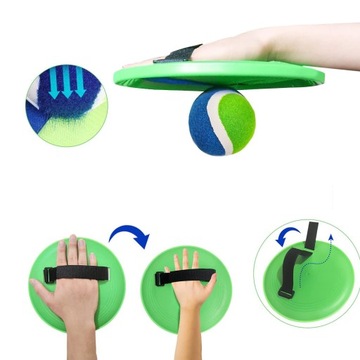 PIŁKA DO WIOSŁA NA ŚWIEŻYM POWIETRZU GRA SPORTOWA W RZUCANIU 4 PCS