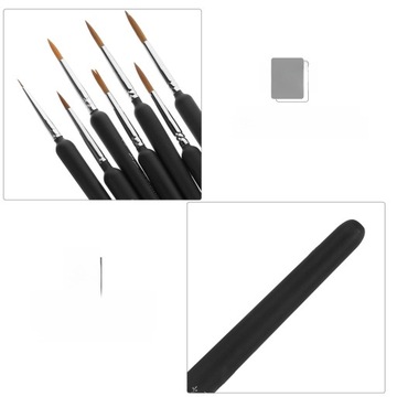 FARBA SZCZEGÓŁOWA ŻEL DO PAZNOKCI 7 SZT