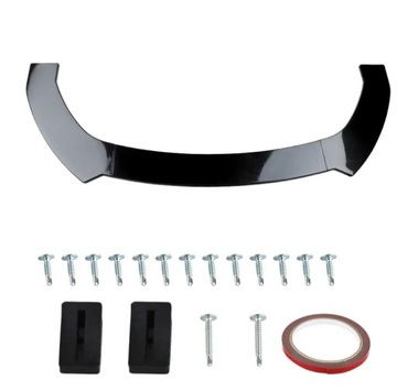 SPLITTER UNIWERSALNY CZARNY POŁYSK SUPER JAKOŚĆ BMW AUDI VW