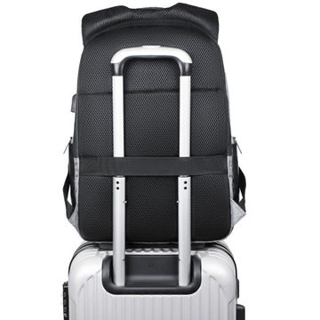 ЧЕРНЫЙ РЮКЗАК CITY ДЛЯ НОУТБУКА 15,6 ДЮЙМОВ С Водонепроницаемый USB РЮКЗАК