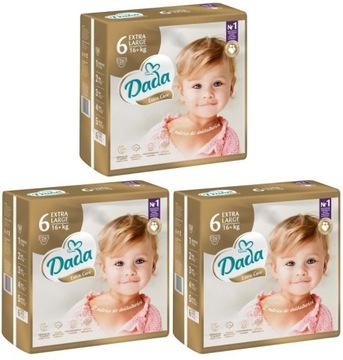 Pieluchy DADA 6 EXTRA LARGE 78 szt. powyżej 16 kg